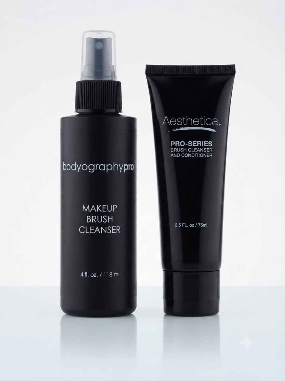Aesthetica Pro Makeup Brush Cleanser and bodygraphpro brush cleanser bundle